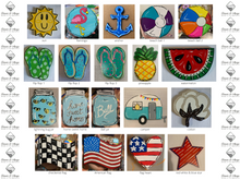Load image into Gallery viewer, 8 inch Interchangeable Sign Shapes