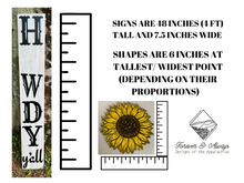 Load image into Gallery viewer, 6 inch Interchangeable Sign Shapes
