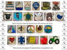 Load image into Gallery viewer, 8 inch Interchangeable Sign Shapes