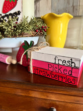 Load image into Gallery viewer, Strawberry Deluxe Tiered Tray Set