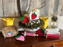 Load image into Gallery viewer, Strawberry Deluxe Tiered Tray Set