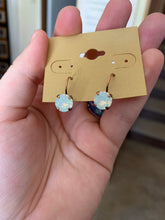 Load image into Gallery viewer, READY TO SHIP! Single Stone Rose Gold Swarovski Dangle Earrings