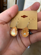 Load image into Gallery viewer, READY TO SHIP! Large Stone Teardrop Swarovski Dangle Earrings