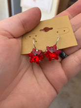 Load image into Gallery viewer, READY TO SHIP! Large Snowflake Swarovski Dangle Earrings