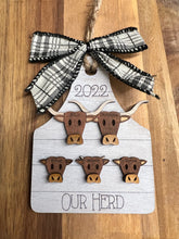Load image into Gallery viewer, Longhorn Cow Ornament