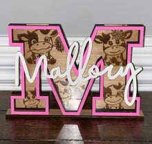 Load image into Gallery viewer, Custom Letter Piggy Bank