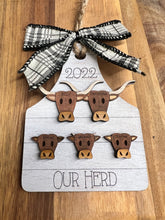Load image into Gallery viewer, Longhorn Cow Ornament