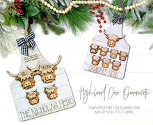 Load image into Gallery viewer, Highland Cow Ornament