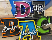 Load image into Gallery viewer, Custom Letter Piggy Bank