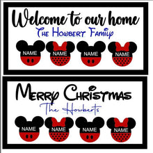 Load image into Gallery viewer, Mouse Ear Family Sign