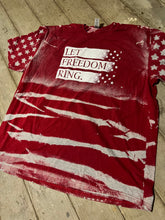 Load image into Gallery viewer, Let Freedom Ring Bleached Top