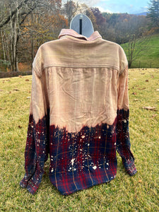 Size 2X-Large Bleached Flannel