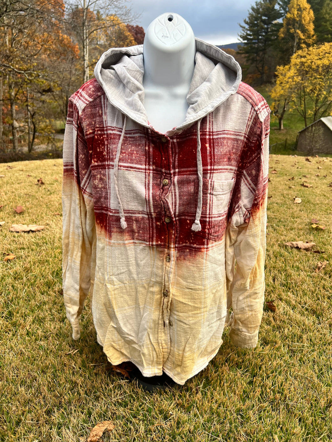 Size Large Bleached Flannel