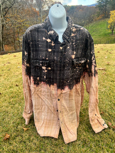 Size 2X-Large Bleached Flannel