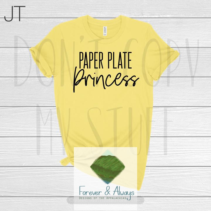 Paper Plate Princess Top