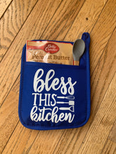 Load image into Gallery viewer, READY TO SHIP! Oven Mitt Gift Set: Bless This Kitchen
