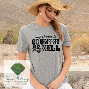 Country As Hell Top
