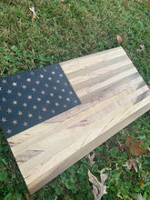 Load image into Gallery viewer, READY TO SHIP! 2ft Rustic Maple &amp; Poplar Wood American Flag
