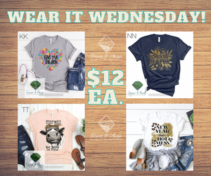Wear It Wednesday Shirt Special