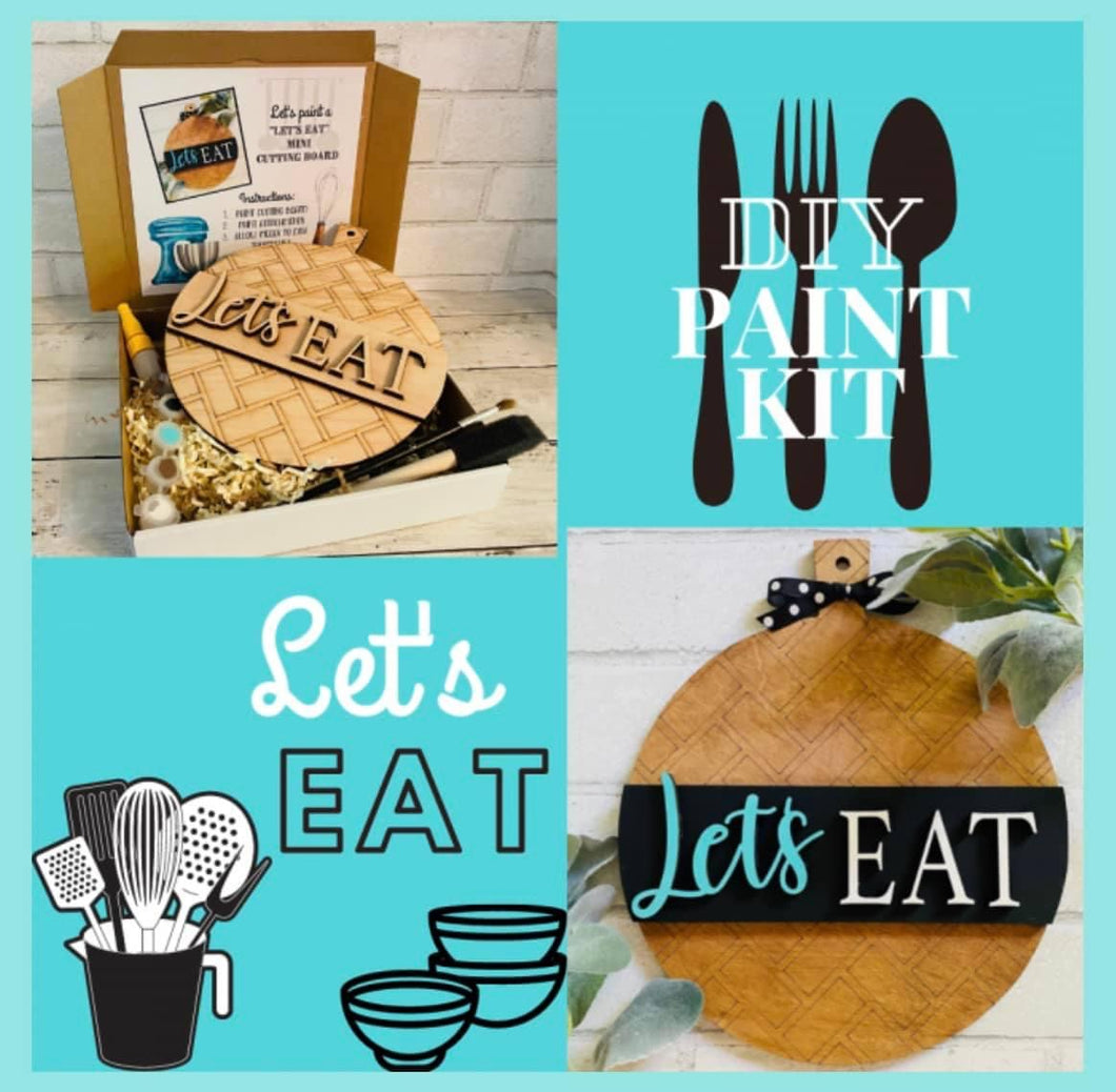 Let’s Eat Round DIY Paint Kit