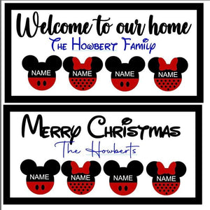Mouse Ear Family Sign