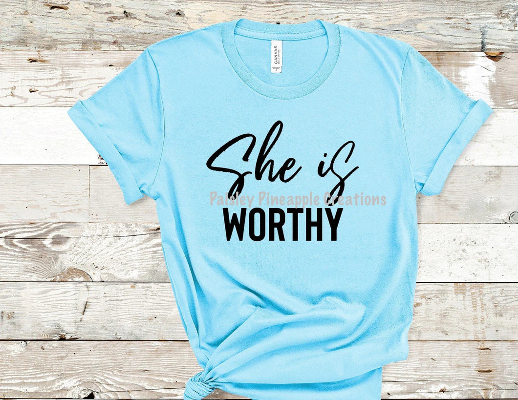 She is Worthy Top